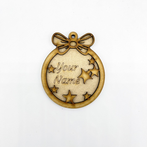 Personalised Stars Bauble